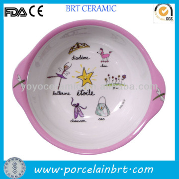 Pink Cadeaux Porcelain Unbreakable Plates