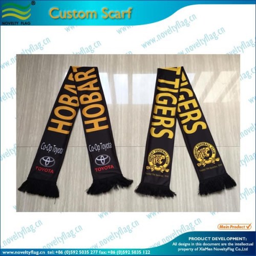 trendy spandex knitted polyester scarf