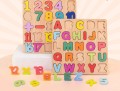 Bảng chữ cái câu đố đồ chơi bằng gỗ cho trẻ em câu đố