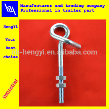 Open eye bolt