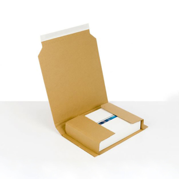 Custom Print Corrugated Book Mailer Shipping Box