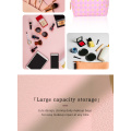 Zipper makeup bag Cross print PU twill makeup bag