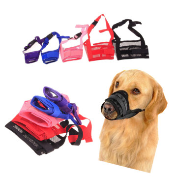 Adjustable Mesh Breathable Dog Mouth Muzzle