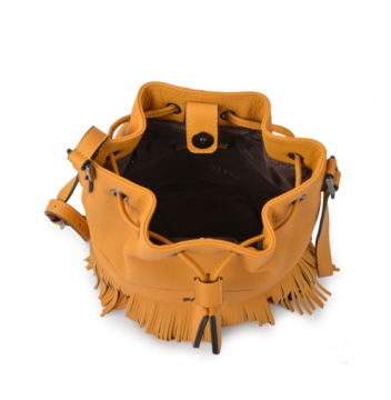 Modern and fashionable bucket bag