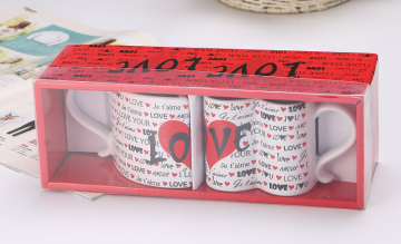 Creative Valentine's Day gift ceramic lovers mug
