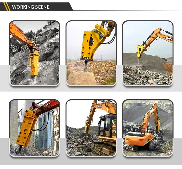 Furukawa Hammer Construction Equipment Concrete Hydraulic Rock Breaker for Excavator