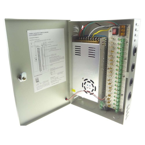 12V 30A 360W 18Channel Netzteil Box