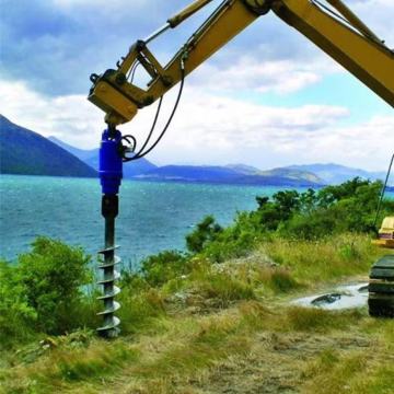 Fondazione a vite malata a vite a terra zincata in acciaio