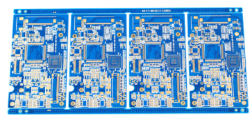 Security industry blue color printed circuit board