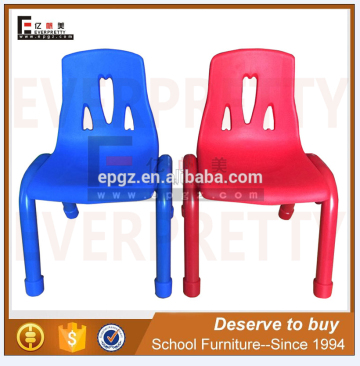 High quality kids stackable plastic molded chairs