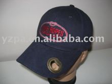baseball cap with bottle opener