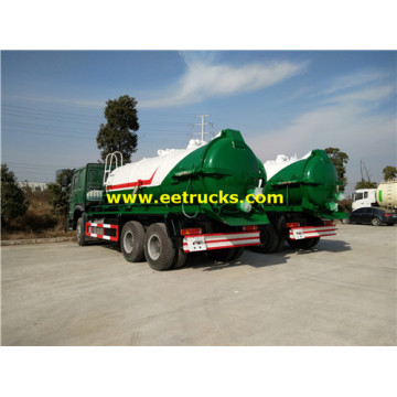 14 CBM 6x4 Dung Vacuum Trucks