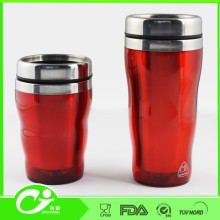 Fashional stainless steel plastic Auto Mug With SGS