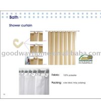 100% polyester blackout window curtain