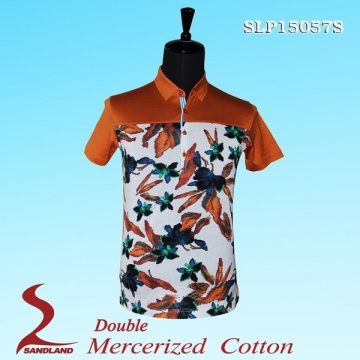 fashion design print polo shirt