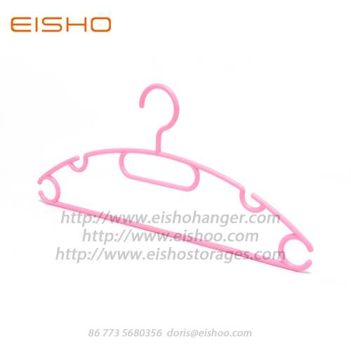 Cintres en plastique anti-glisse pour placard EISHO