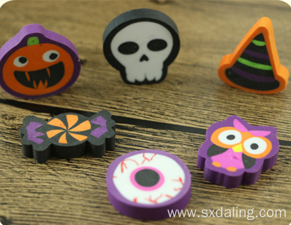Different Shape Cleaning Eraser For Halloween
