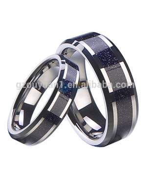 Tungsten Ring, New Tungsten Ring, Men's Tungsten Ring with Inlays
