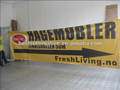 Durable polyester advertising hanging banners,indoor / outdoor advertising banners suppliers