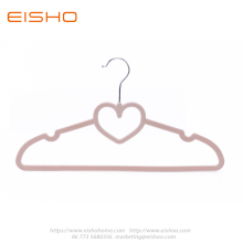 Dusty Rose Heart-shape Velvet Shirt Hanger FV005-42