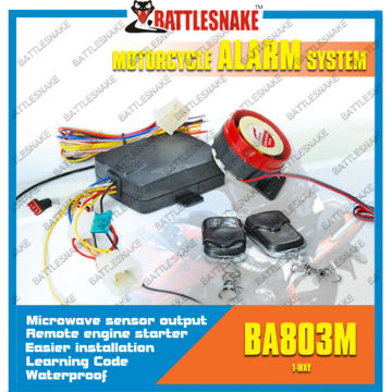 Thor motorcycle alarm system CF803M one way system with 2 remote contallor