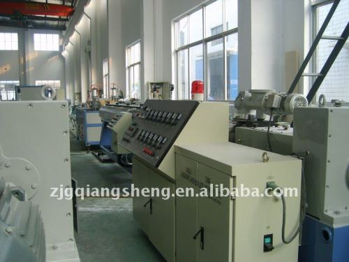 PVC double tube extrusion line