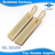 Gold decorative zinc alloy handbags metal accessory