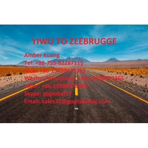 Zhejiang Yiwu Sea Freight to Belgium Zeebrugge