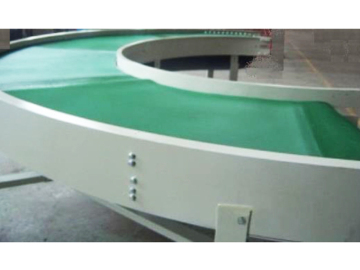 180-degree Belt Conveyor with Turning Capability