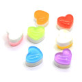 Nouveau charme en forme de coeur Cabochon Flatback perle pour artisanat fait à la main décoration enfants jouet ornements perle charmes