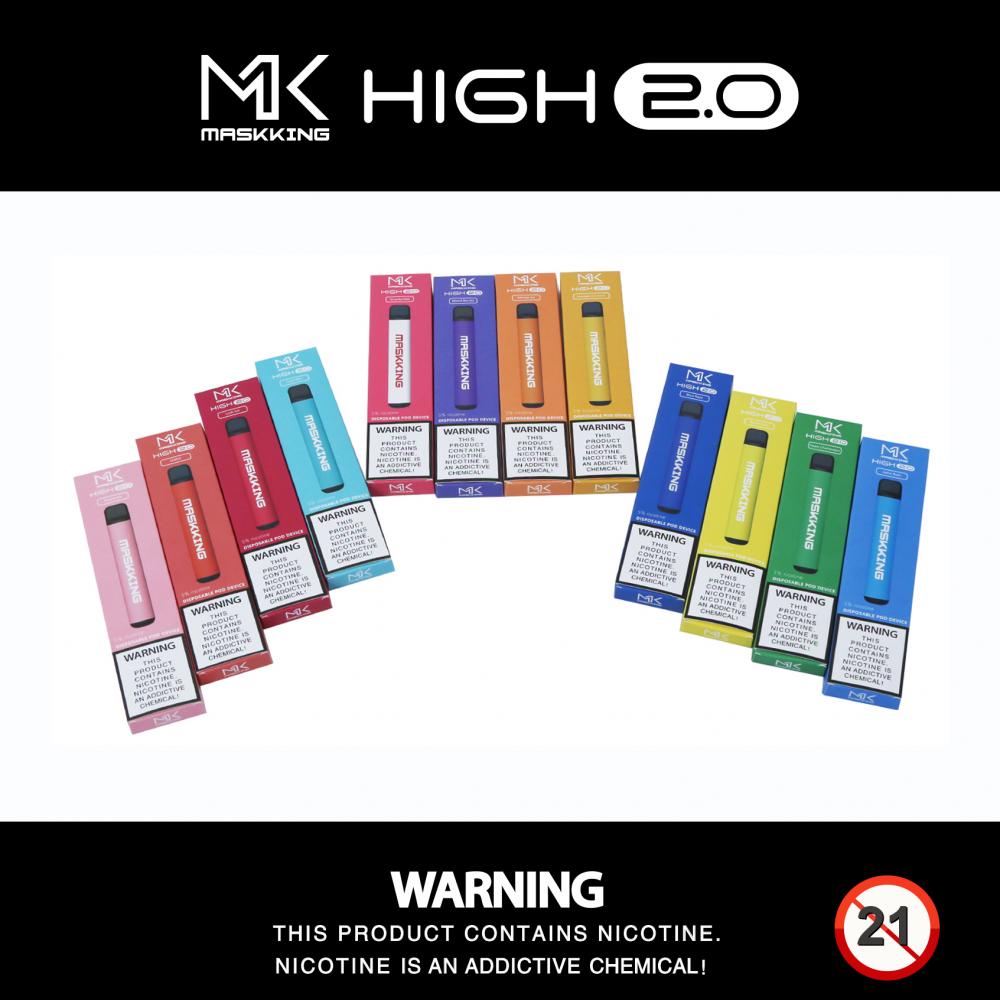 Cesser de fumer en gros Maskking High2.0 Vape Pod jetable