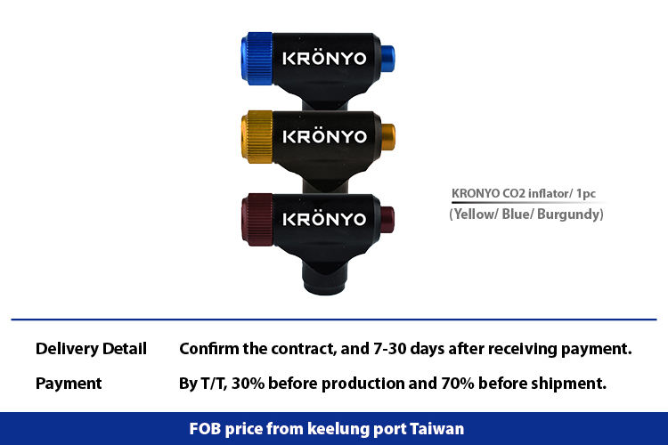 KRONYO CO2 inflator Press Valve head for Schrade