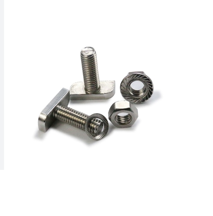 Rozsdamentes acél szolár rögzítő T csavarok
