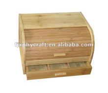 Bamboo Bread bin with cutting board