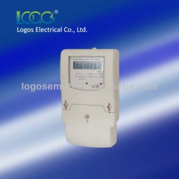 Single phase digital display watt meter, electronic energy meter Class 1