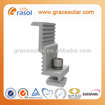 Solar Adjustable End Clamp Aluminum Solar Clamp Solar Install End Clamp