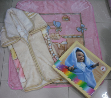 Polyester warm baby sac blanket