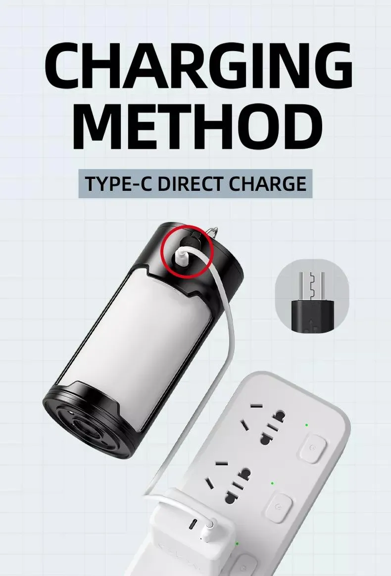 Rechargeable Outdoor Solar LED Light for Emergency Use