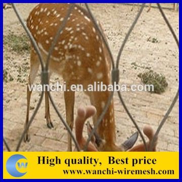 Cheap tiger protect mesh cages cable wire fencing/earth slope protection wire mesh wire fencing for sale