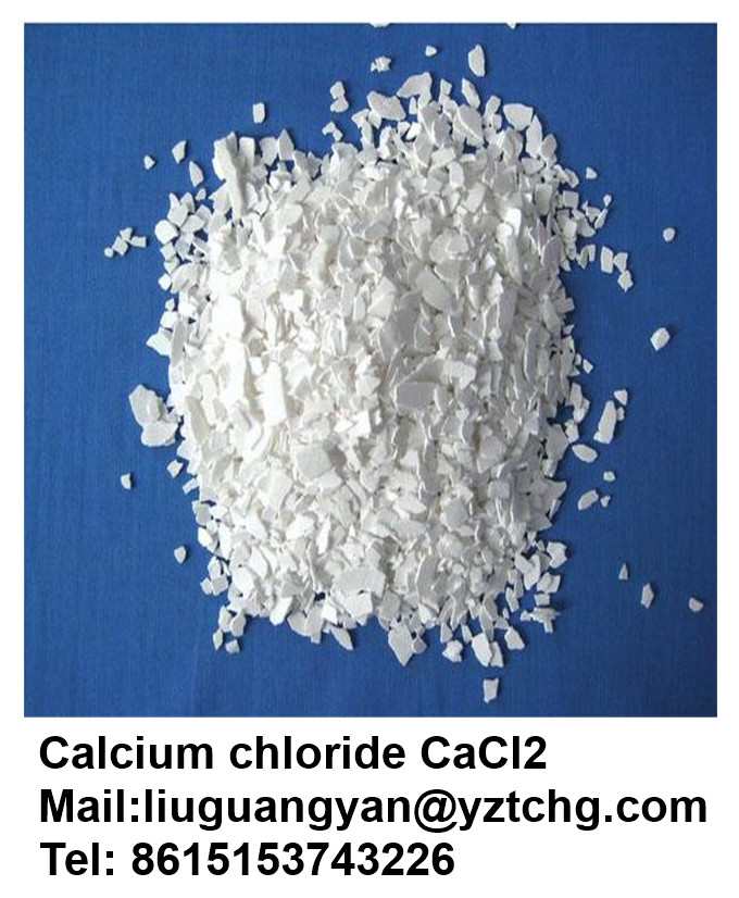 Industrial Grade Anhydrous white powder calcium chloride 95%min for drilling mud
