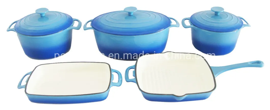 Dia: 20 3qt Porcelain Cast Iron Cocotte Manufacturer From China