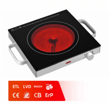 Portable Infrared Ceramic Cooktop with Adjustable Temperature