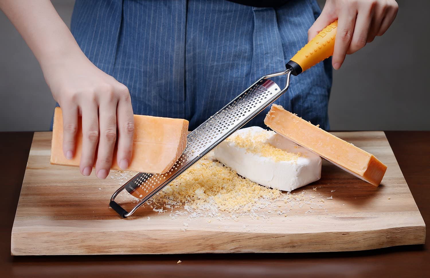 Citrus Zester & Cheese Grater Parmesan Cheese Lemon, Zester Grater, Chocolate, Vegetables, Fruits Razor Stainless Steel