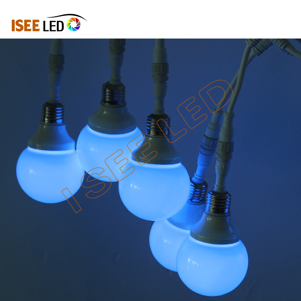 DMX 3D LED ბოლქვის შუქი 0.72W პიქსელი