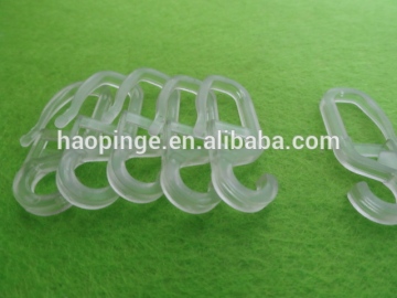 Home decoration curtain plastic hook for curtains
