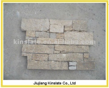 Sasame Yellow Decorative Wall Stone Panels Granite Decorative Wall Stone Panels