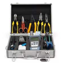 Handheld APT OEM Fiber Optic Tool Kit Box: Power Meter, Cleaver, VFL