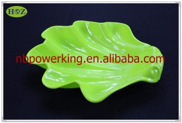 leaf shape PP plastic plate