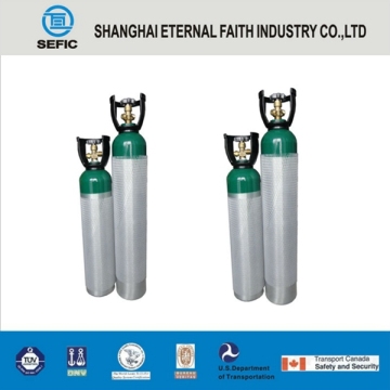Wholesale 25E Valve Small Portable Oxygen Aluminum Gas Bottles