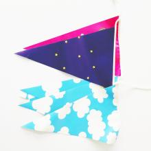 Two Sided Pvc String Party Pennant Bunting